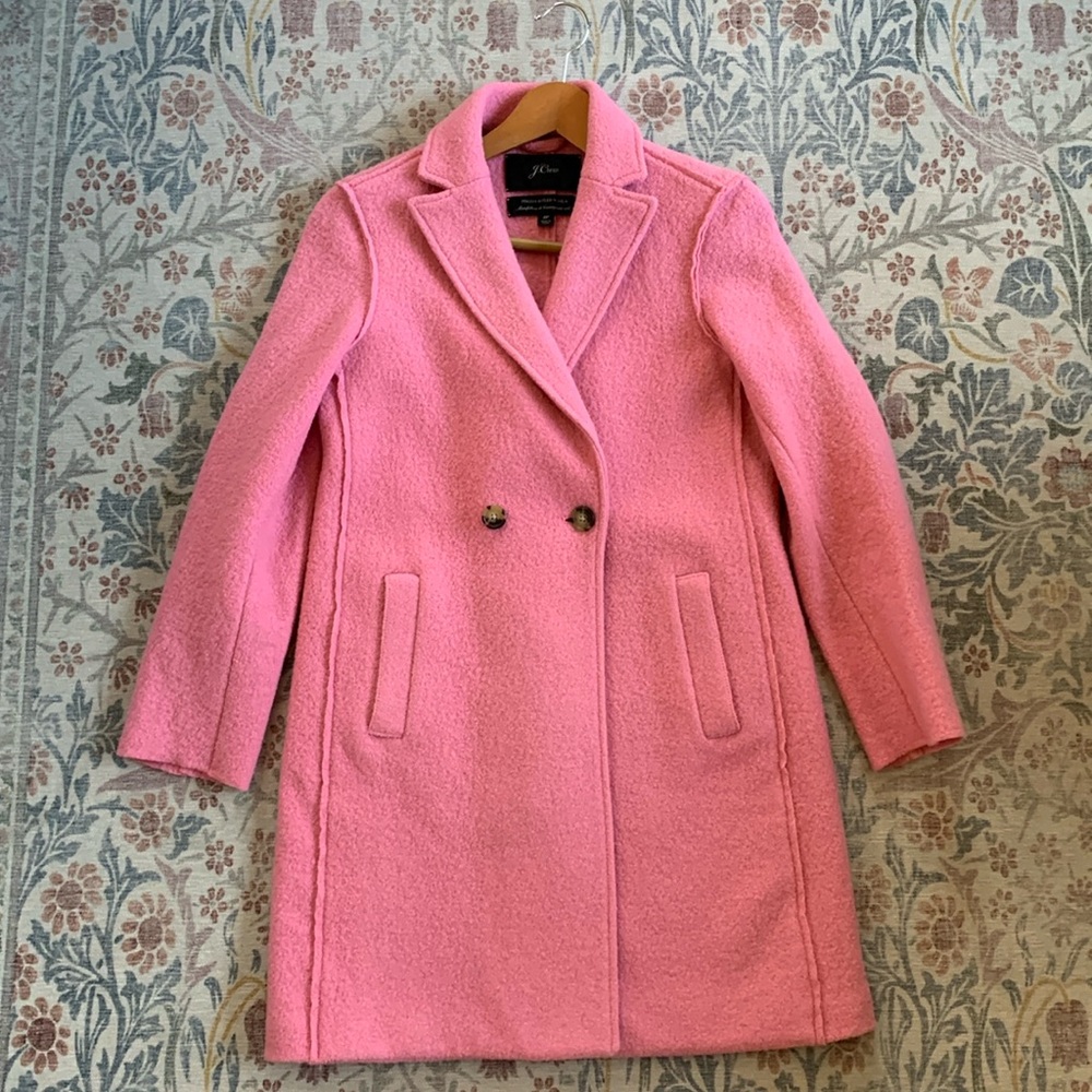 J Crew Daphne boiled wool coat